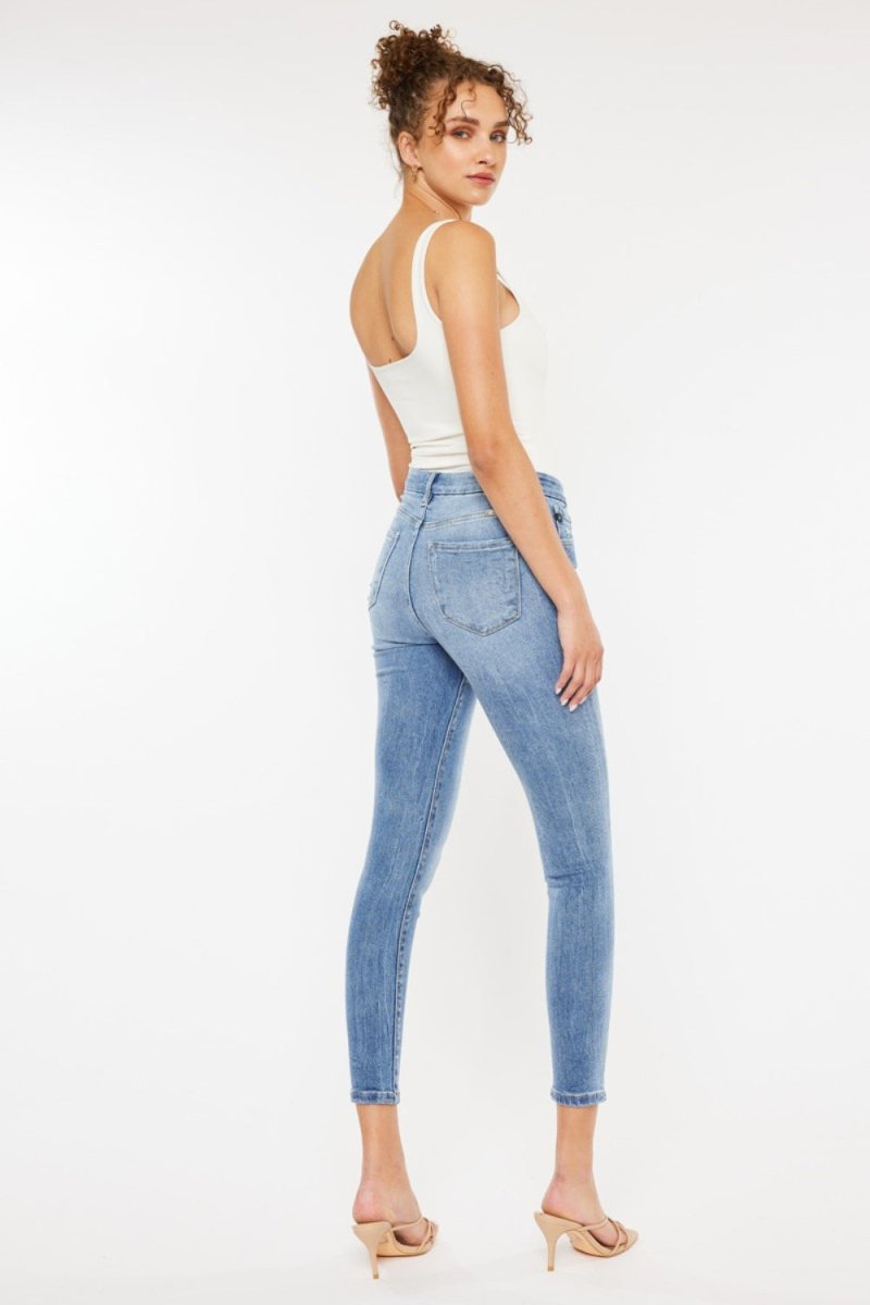 Kancan High Waist Cat's Whiskers Skinny Jeans - Bottoms Sale